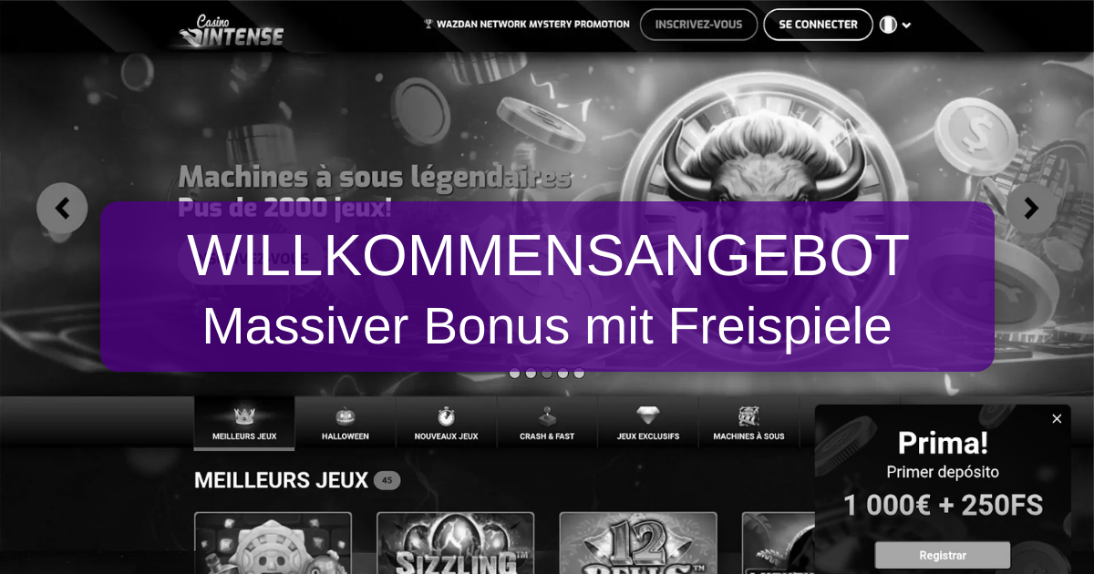 Entdecken Sie Casino Intense